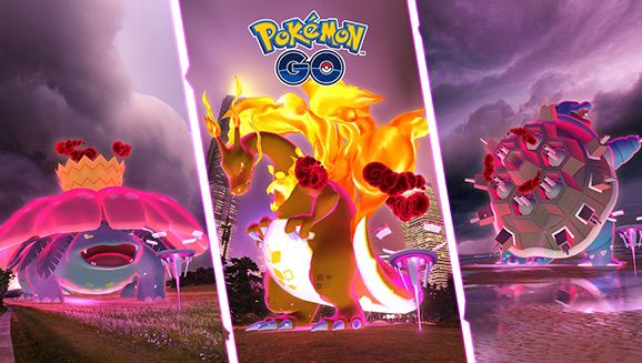 Pokémon GO service results screenshot